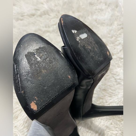 Alexander Wang Leather Peep Toe Heels - Size 39.5 US 9 - Picture 6 of 9